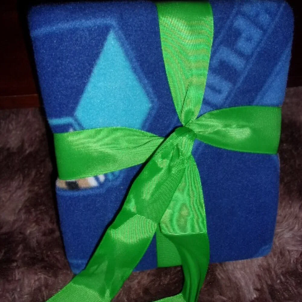 Minecraft 40x50” Throw Blanket Blue New